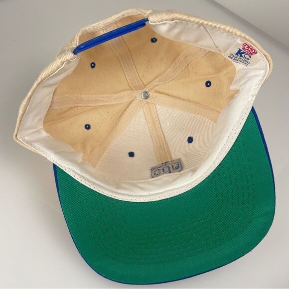 Vintage UPS Pacific Region KC Snapback Hat Cream/Blue - Picture 4 of 6